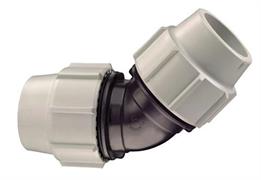 GOMITO 45° BIANCO NERO Ø 32÷110 mm