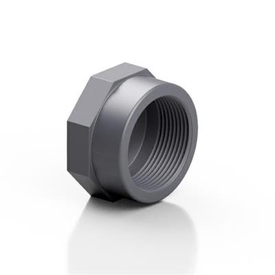 CALOTTA PVC FILETTATO da 3/8 a 4'